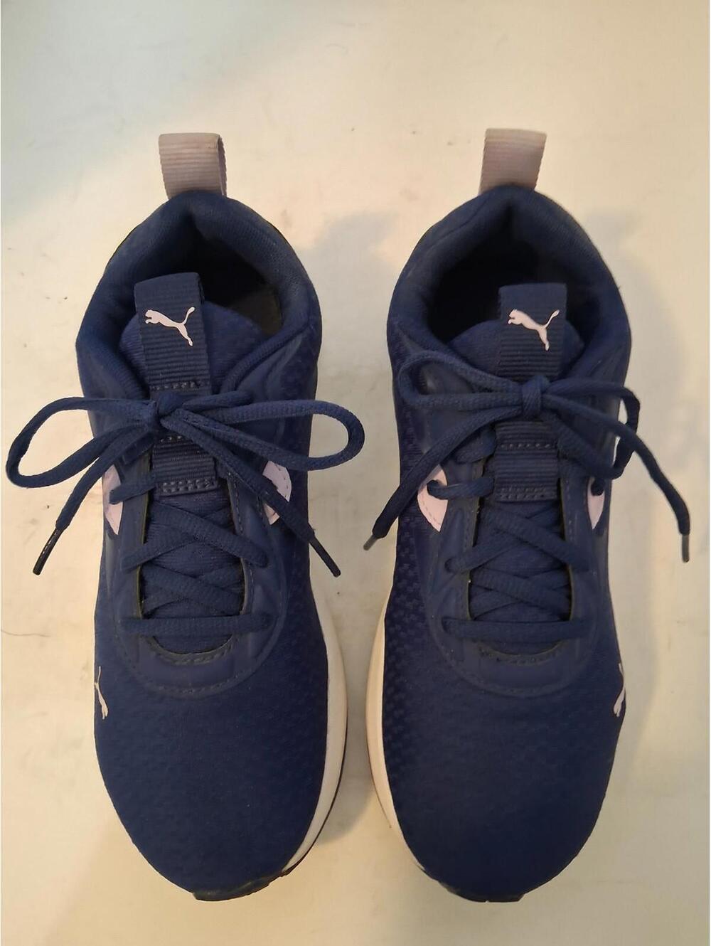 PUMA Women's Blue Pink Training  Sneakers, Size 7.5